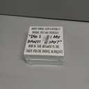 2 x Funny Office Desk Decor Sign, Sarcastic Office Decoration for Work Women Men, Funny Cubicle Decor, Motivational Gifts for HR Coworker Colleague Boss Receptionist, If The Answer Is No