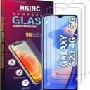 5 x RKINC Screen Protector [3-Pack] for Samsung Galaxy A23 5G / Galaxy A23 5G UW, Tempered Glass Film Screen Protector, 0.33mm [LifetimeWarranty][Bubble-Free][Anti-Scratch][Anti-Shatter]