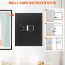 Fireproof Home Safes, Safe Box with Numeric Keypad and Spare Keys, Large Safe for Passports Money Jewelry Firearms