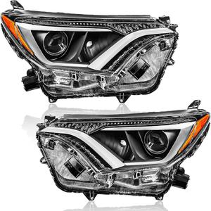 Headlights Assembly Pair for 2016 2017 2018 Toyota RAV4 US Built LH & RH