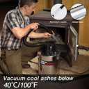 Shop-Vac 4 Gallon 2.0 Peak HP Ash Vacuum,7 Amps with HEPA Filter, 4040988