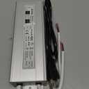 LED Driver 150 Watts 24V DC Low Voltage Transformer Waterproof IP67 LED Power Supply, Adapter with 3-Prong Plug 3.3 Feet Cable for Any 24V DC led Lights, Computer Project, Outdoor Light