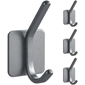 Paoli Heavy Duty Self Adhesive Hooks - Sturdy self Adhesive Hooks for Home, School and Office Easy to fit and Remove,with a Maximum Load Capacity of 30lb (4 PC), 2Pack