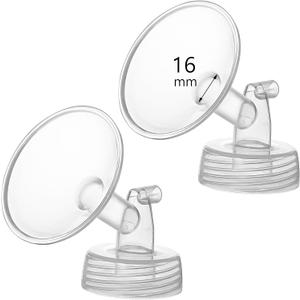 16mm Flange Compatible with Spectra S1 S2 9 Plus Synergy Gold Breast pump Replacement to Spectra Pump Parts and Flange; Not Original; Replaces Shield