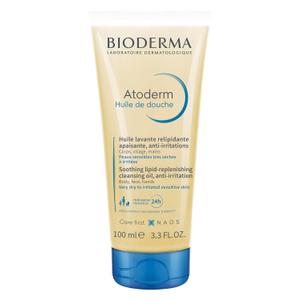 Bioderma Atoderm Shower Oil, Cleansing Oil For Face & Body, Nourishing Cleansing Oil For Dry to Atopic Sensitive Skin For Softer & Smooth Skin For Your Whole Family