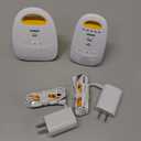 VTech Upgraded Audio Baby Monitor with Rechargeable Battery, Long Range, and Crystal-Clear Sound (Monitor with One Parent Unit)