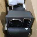 Car Armrest Box for Honda Fit Jazz Hatchback 2009-2013 Accessories Center Console Leather Arm Rest Double-Layer Storage Space with Cup Holder (Black Thread)