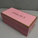 Real Fur Slides Mules for Women Round Toe Slip on Sandals Fuzzy Luxury Platform Clogs Slippers Comfortable Fashion Cute Shoes (6, Blue)