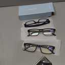 IBOANN Reading Glasses for Men Readers Mens Stylish Blue Light Blocking Computer Eyeglasses, + 1.00