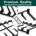 WB31X27150 Burner Grates Cooktop Replacement Parts for GE Grates JXGRATE1 GE Range Grates Center Grate Gas Stove Parts Stove Grates JGB735SPSS Cast Iron Grates JGBS66REKSS Cooktop Grates 1 Pcs
