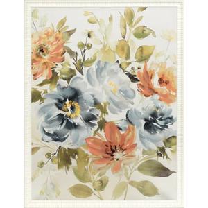CA 16X20 WILDFLOWERS PRINTED GLASS ART