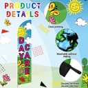 SmoothNovelty 2.5x12ft Daycare Swooper Feather Flag Now Enrolling Day Care Feather Flag for Schools, Child Care, Daycares, and Montessori Schools