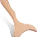 Lymphatic Drainage Massager, Natural Wood Therapy Massage Tools One-Handed Gua Sha Body Tool Manual Anti-Cellulite Sculpting Board for Muscle Release, Fascia Massage, Body Contouring - 1 Pack