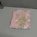 Artoid Mode Wildflower Floral Light Pink Gauze Embroidery Table Runner 120 Inch 10FT, Tulle Seasonal Spring Kitchen Dining Table Decor for Home Party