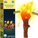 Kids Camping Toys - 2 Light Modes Kids Lantern Torch with Glowing Lights and Natural Sound Effects; Indoor/Outdoor Flashlights for Toddlers - Great Halloween, Holiday and Birthday Gift Ideas