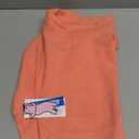 FUAMEY Dog Fleece Vest for Medium Dogs,Warm Stretchy Dog Sweatshirts Pullover with Leash Hole Dogs Sweater Soft Pet Turtleneck Cozy Pet Vest Lightweight Sleeveless Orange M