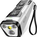 Dog Bark Deterrent Device, 3X Ultrasonic Anti Barking, 6 Training Modes 23 FT Range Barks No More Indoors Outdoors Behavior Correct Safe & Humane Rechargeable Compact Bark Control for Dogs (Silver)