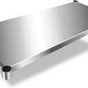 Stainless Steel Under Shelf for Work Table 24"x48", Accessory for Stainless Steel Prep & Work Table