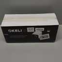 OKELI Black Modern LED Dimmable Ceiling Light Fixtures for Hallway Kitchen Entryway, 20W 1300LM 2700K-6000K Flush Mount Close to Ceiling Lighting, Cuboidal Ceiling Lamps for Living Room 3pack