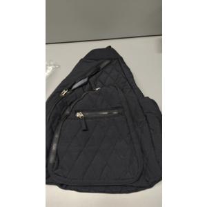 Crossbody Small Sling Backpack Sling Bag for Women, Chest Bag Daypack Crossbody for Travel Sport Running Hiking Dark Black