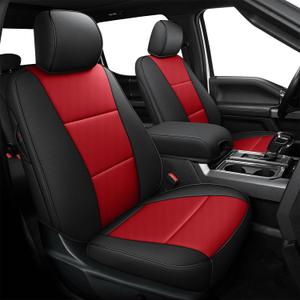 AOMSAZTO Custom Fit Front Seat Covers for Ford F150 2015-2026 SuperCrew
