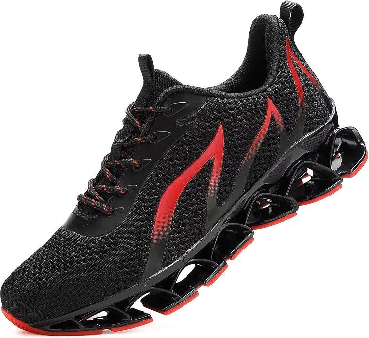 Mens Walking Shoes Casual Fashion Lace Up Blade Tennis Running Sneakers Comfort Non Slip Work Sport Athletic Trainers 11