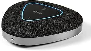iHome Conference Speaker and Microphone, USB and Bluetooth Speaker, 3 Noise Cancelling Microphones for Home Office Compatible with Mac, Windows, iOS and Android