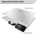 Digital Livestock Scale 660Lbs x 0.2Lbs,21'' x 17'' Veterinary Scale Pet Vet Scale Stainless Steel Platform Animal Scale,Electronic Postal Scale, Industrial Floor Scale