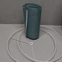 PATIKIL Drum Lamp Shades, 13"x13"x9" Linen Round Lamp Shade for Table Lamps Easy Assembly Lampshade for Table Lamps Floor Lamps Bedside, Blue