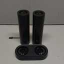 CIRCLE JOY Electric Rechargeable Salt and Pepper Grinder Set Top-Refill Automatic Pepper Mill Grinder with Charging Base, Adjustable Coarseness, Easy Filling Larger Capacity with Led for Home Kitchen