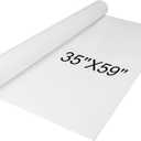 MEARCOOH EVA Foam Cosplay White 1mm Thick (1mm to 20mm) Large 35.5" x 59" Sheet Premium High Density 86 kg/m3 for Cosplay, Crafts Projects