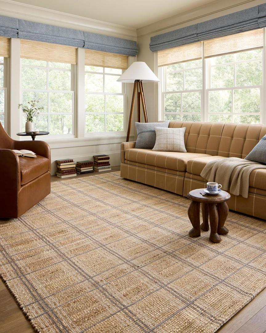 Loloi Chris Loves Julia Judy Collection JUD-02 Natural/Stone 2'-3" x 3'-9" Accent Rug