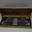 Orion Motor Tech 6-Piece Ratcheting Wrench Set, Metric 8-19 mm Flex Head Ratcheting Wrench Set, Extra Long Ratchet Wrench Set with 72 Tooth Gear & Double Box End