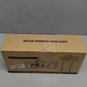 Solar Address Signs for Yard, Solar Powered Address Sign with Warm White & Cold White, IP65 Waterproof Solar House Numbers for Outside, LED Illuminated Plaques Wall Mounted & In Ground