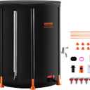 VEVOR Collapsible Rain Barrel, 53 Gallon/201 L Portable Rain Water Collection Barrel, PVC Rainwater Collection System with Spigots and Overflow Kit, Water Barrel for Garden Water Catcher