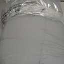 HYLEORY All Season Queen Size Bed Comforter - Cooling Down Alternative Quilted Duvet Insert with Corner Tabs - Winter Warm - Machine Washable - Light Grey