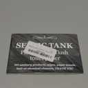 Septic Tank Sign  Strong self adhesive  Stylish Polite Notice engraved onto textured CARBON ASH (burnt wood) effect acrylic  Plaque for Toilet, Bathroom, W.C  Septic Tank Signage