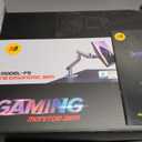 NB Gaming Monitor Arm for Screen up to 60 inches, Holds 44 lbs(20 kg), VESA 75/100, RGB Light, Heavy Duty Monitor Stand, Aluminum Ultrawide Screen Mount Height Angle Adjustable Grey Black