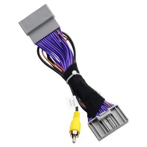Car Rear View Camera Adapter Wire Harness 32Pin Fit for Honda CR-V CRV 2012-2016, Car Reverse Rearview Backup Camera Video Plug Cable Adapter Harness