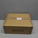 24 Pack Gold Picture Frames 5 x 7 Inch Clear Acrylic Sign Holders Double Sided Display Frames Bulk with Stand 2 mm Gold Border for Table Numbers Wedding Party (Vertical)