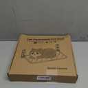 Sunhoo Cat Window Hammock Perch Cordless Perches Window Sill Seat Bed Foldable Stable Lounger Upgraded Suction Cup Easy Assembly Indoor Cats Kitty Shelf Hold Up to 55lbs (Beige, M)