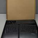 Perixx PERIBOARD-524B US, [Firmware Updated] Wired Ergonomic Split Keyboard - Up to 2 Ft Seperation - Adjustable Tilt Angle - Low Profile Membrane Keys - Black - US English