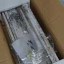 Lavezee 15.7 Inch Floating Shelves for Wall Set of 3, Rustic Picture Ledge Wall Mounted Shelf for Living Room, Bedroom, Kitchen, Bathroom, Distressed White