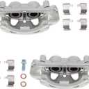 Autoround 18B5303 18B5302 Front Brake Caliper Assembly with Bracket fit for Chevy Suburban 2016-2019/ Silverado Sierra 2500 3500 HD 11-19/ Suburban 3500 HD, GMC Sierra 2500 3500 HD