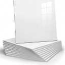 10pcs Marble Peel and Stick Backsplash Waterproof Washroom Wall Panels, Peel and Stick Tile, PVC Foam Wall Panels for Kitchen,Pure White,Slightly Yellowish(Not Real Tile,11.8" x 11.8")