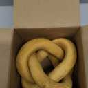 3 Link Wood Knot Decor Rustic Home Dcor Accents Hand Carved Coffee Table Decoration, Boho Chain Link Decoration, Modern Shelf, Rustic Objects for Home Living Room Bedroom(Yellow)