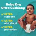 Pampers Diapers - Baby Dry - Size 0, 104 Count, Absorbent Disposable Newbort Diaper (Packaging May Vary) (Newborn)