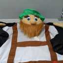 Morph One Size Fits Most Bavarian Piggyback Costume, Brown, White and Black, one size