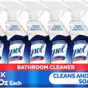 Lysol Power Foaming Cleaning Spray for Bathrooms, Foam Cleaner for Bathrooms, Showers, Tubs, 22oz (Pack of 6)