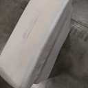 Wedge Pillow for Sleeping & Resting, 24"x24"x10" Memory Foam Cushion with Grey and White Patterned Polyester Cover, Ideal for Bedroom & Living Room  Comfortable Support for Adults